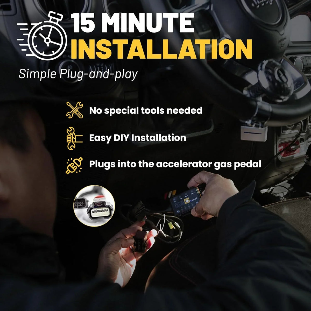 Board Commander Throttle Response Controller - Suitable for sporty, sport-enhanced, off-road, Robinson, 3.0-liter diesel, 3.6-liter gasoline, Grandview off-road modification kit, and all-terrain upgrade products.