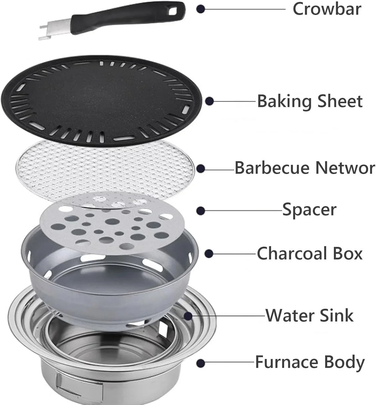 Outdoor Grill Table Foldable, Easy to Carry Can Hang Items Multi-Purpose, Aluminum Alloy, Portable Camping Table Foldable, for Picnic, BBQ, Making Tea