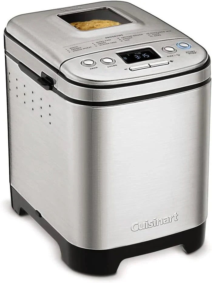 Bread Maker Machine, Compact and Automatic, Up to 2lb Loaves