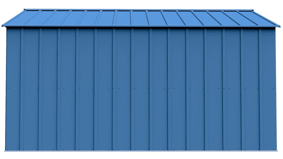 Classic 14x14-ft Blue Grey Corrosion-Resistant Steel Shed