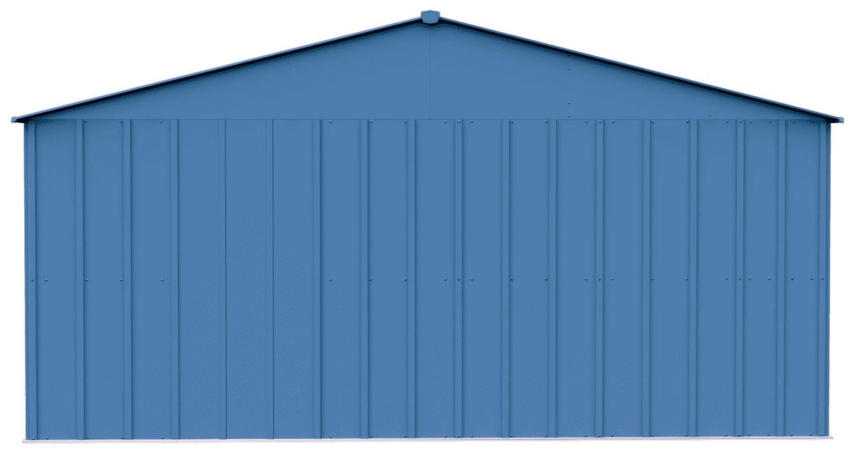 Classic 14x14-ft Blue Grey Corrosion-Resistant Steel Shed