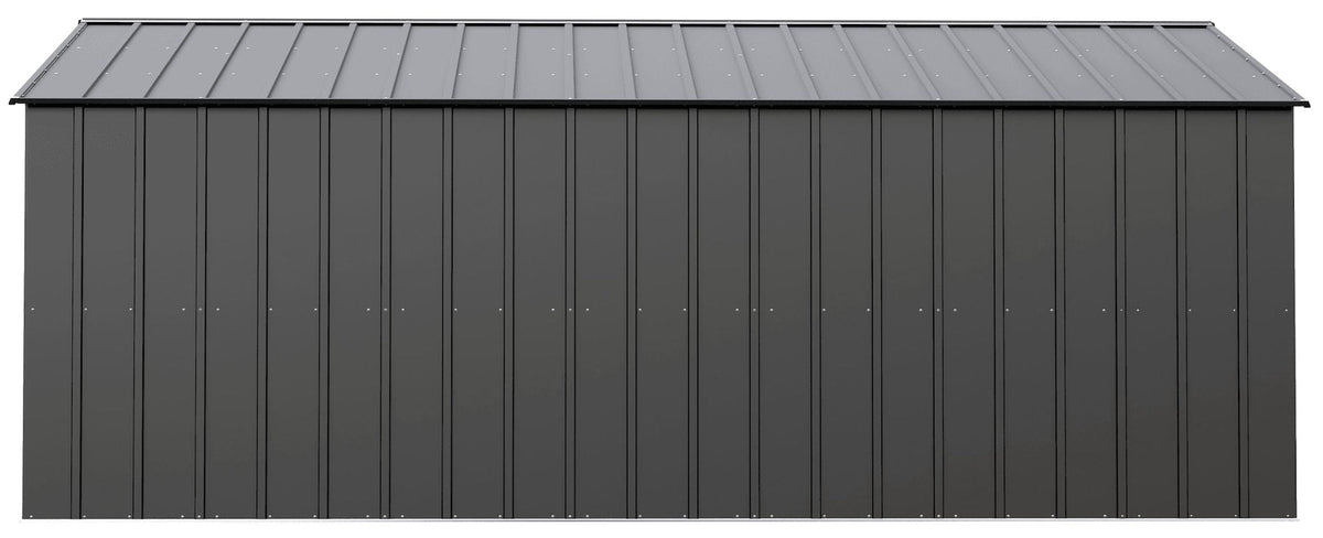 Classic 14x17-ft Charcoal Corrosion-Resistant Steel Shed