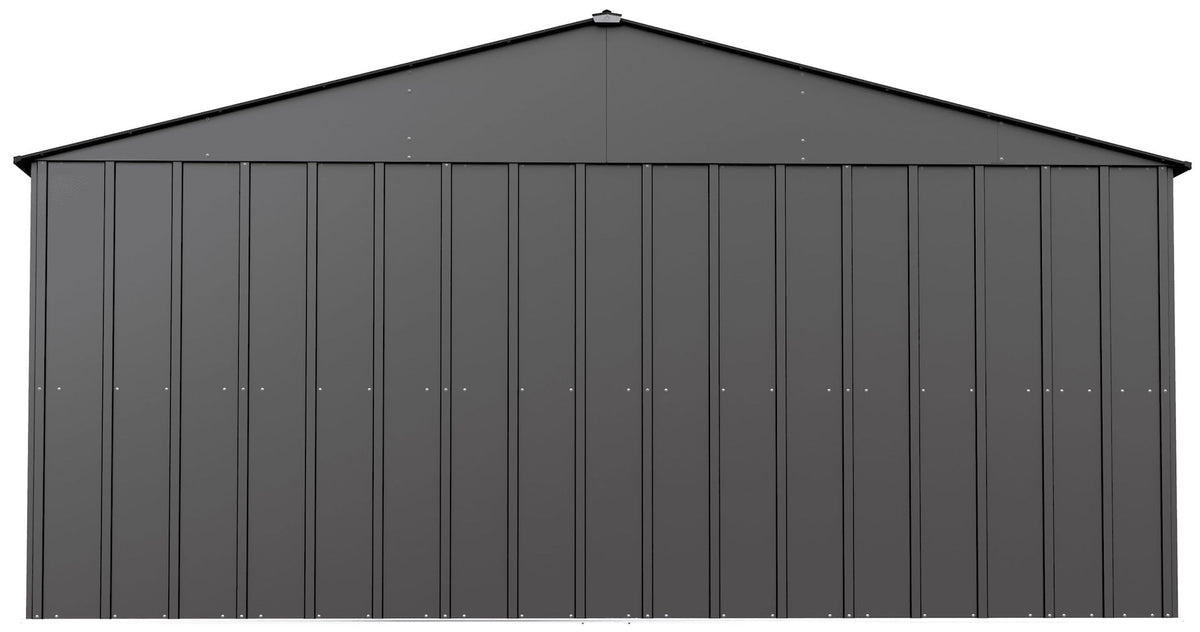 Classic 14x17-ft Charcoal Corrosion-Resistant Steel Shed