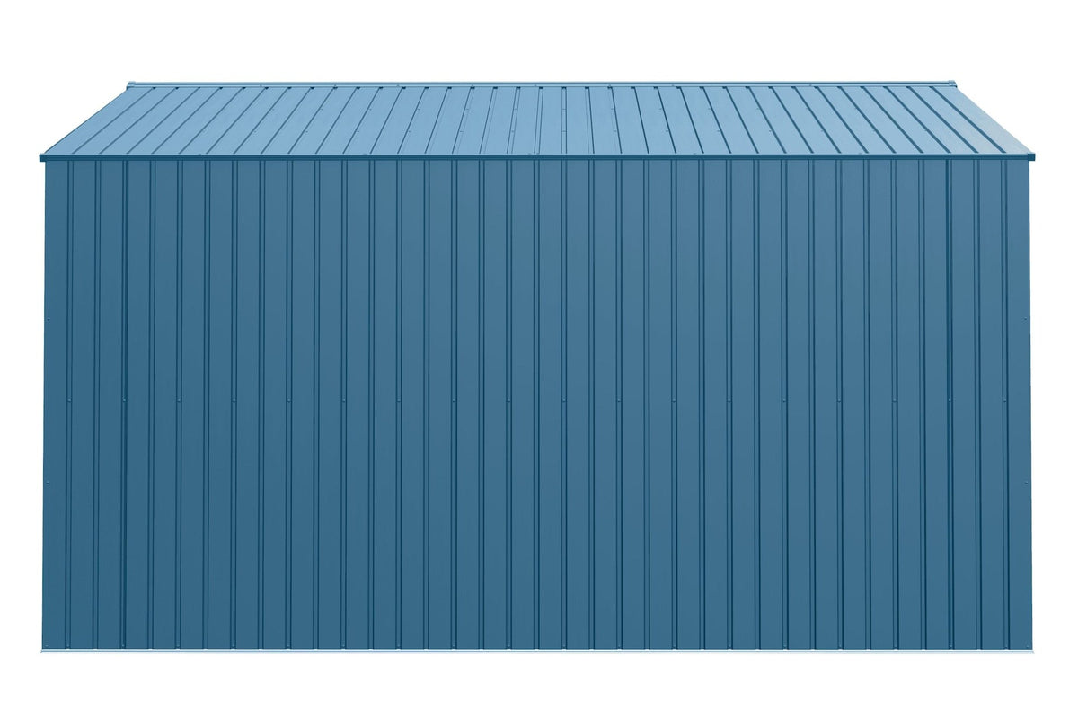 Elite 14x12-ft Blue Grey Corrosion-Resistant Steel Shed