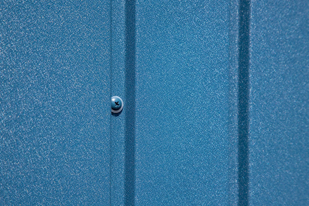 Elite 14x12-ft Blue Grey Corrosion-Resistant Steel Shed