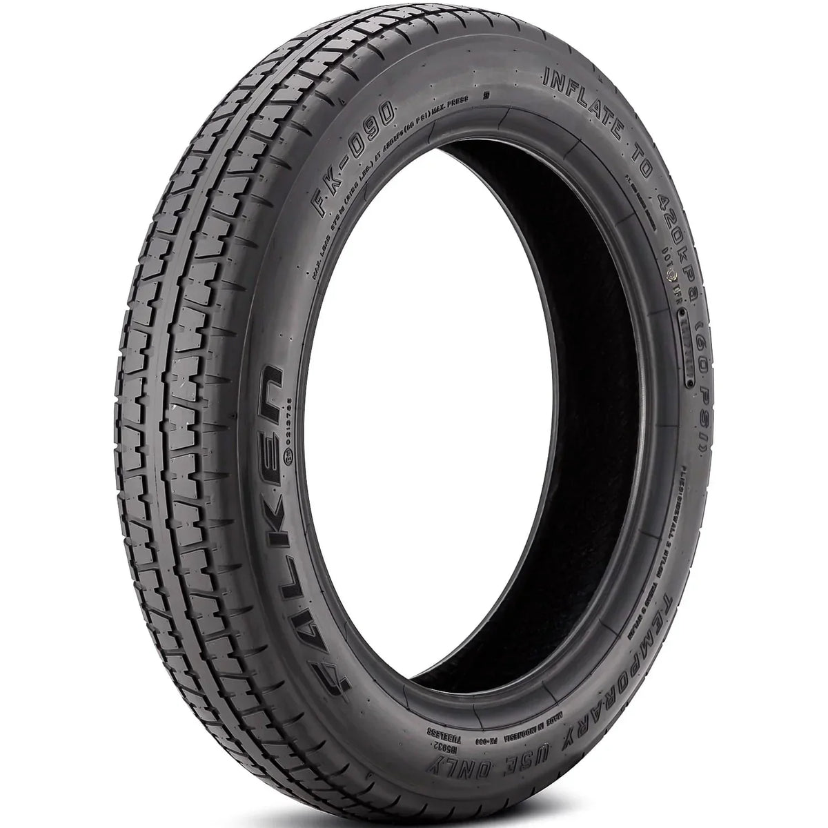 Falken FK-090 T125/70D17 98M Temporary Spare Tire -- Compact Emergency Replacement Tire