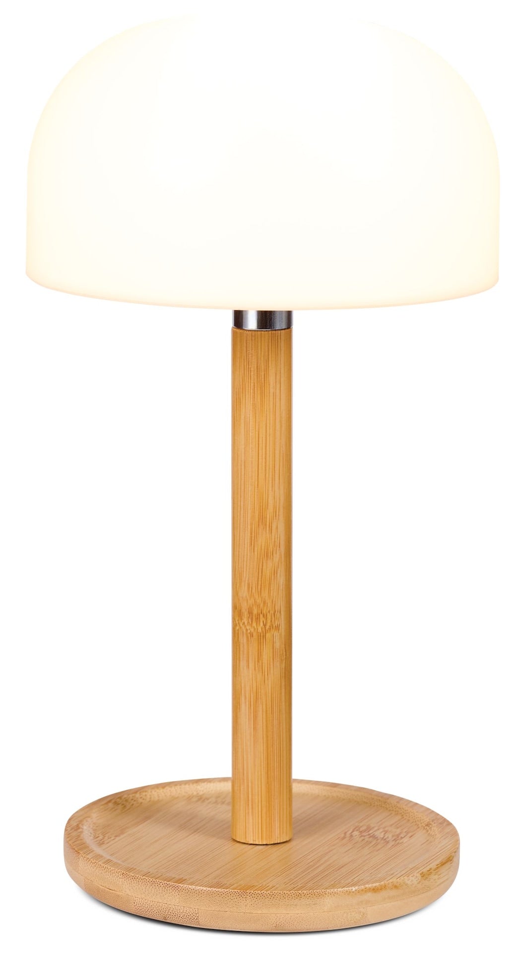 Outdoor Rechargable Bamboo Mushroom Lamp, Multiple Colour Modes