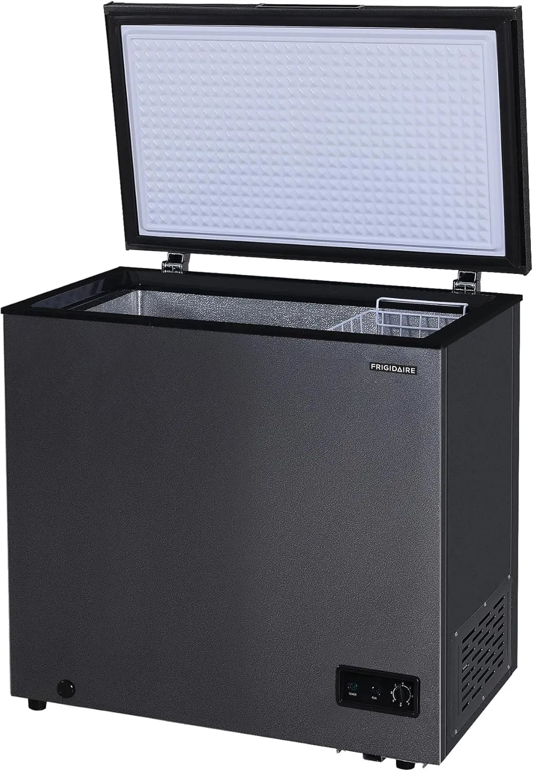 7 Cu. Ft. Chest Freezer, Granita Finish, Adjustable Thermostat, Easy Defrost, Removable Basket