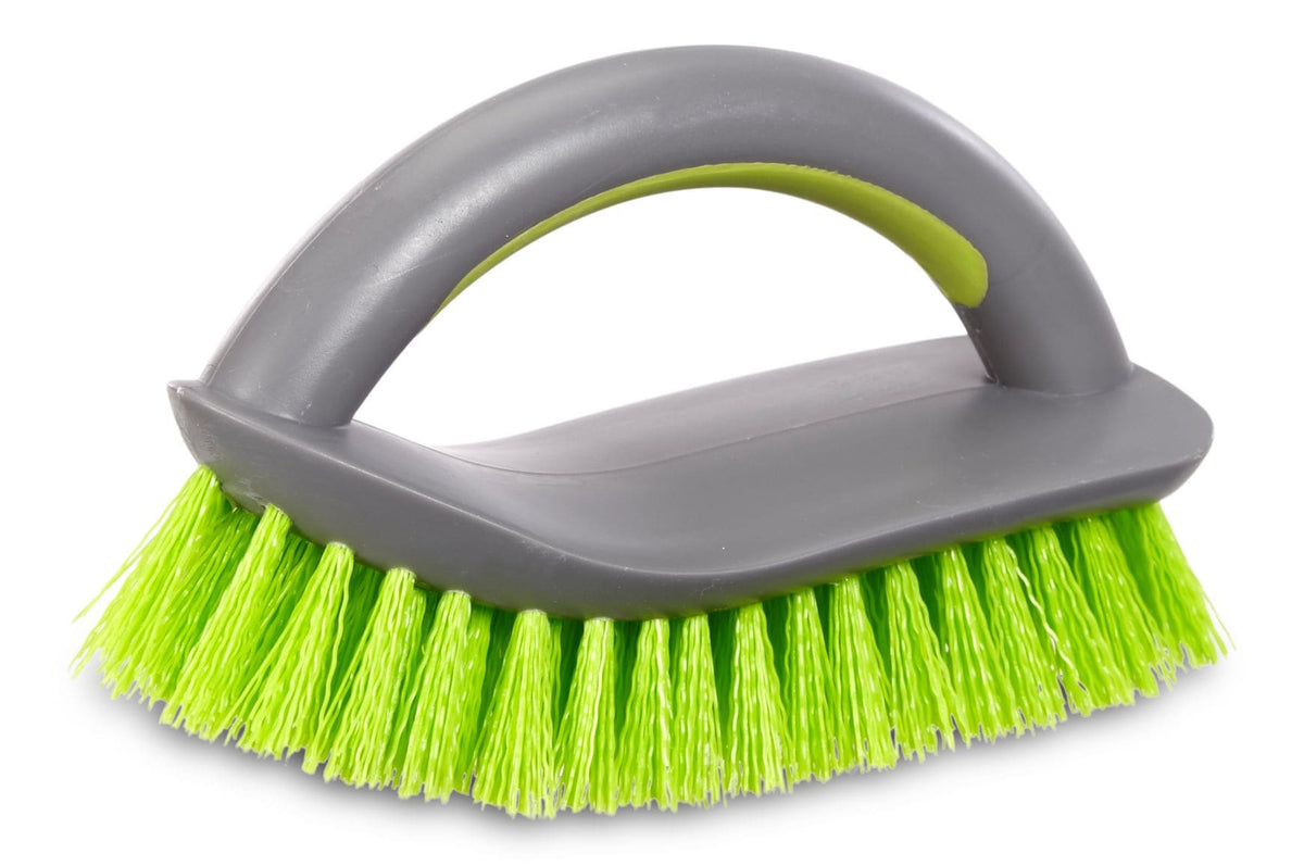 Angle Tip Scrub Brush with Easy To Grip Handle