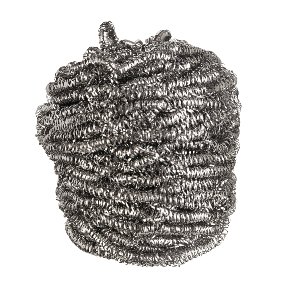 Stainless Steel Spiral Scour / Scrubber, 3-pk