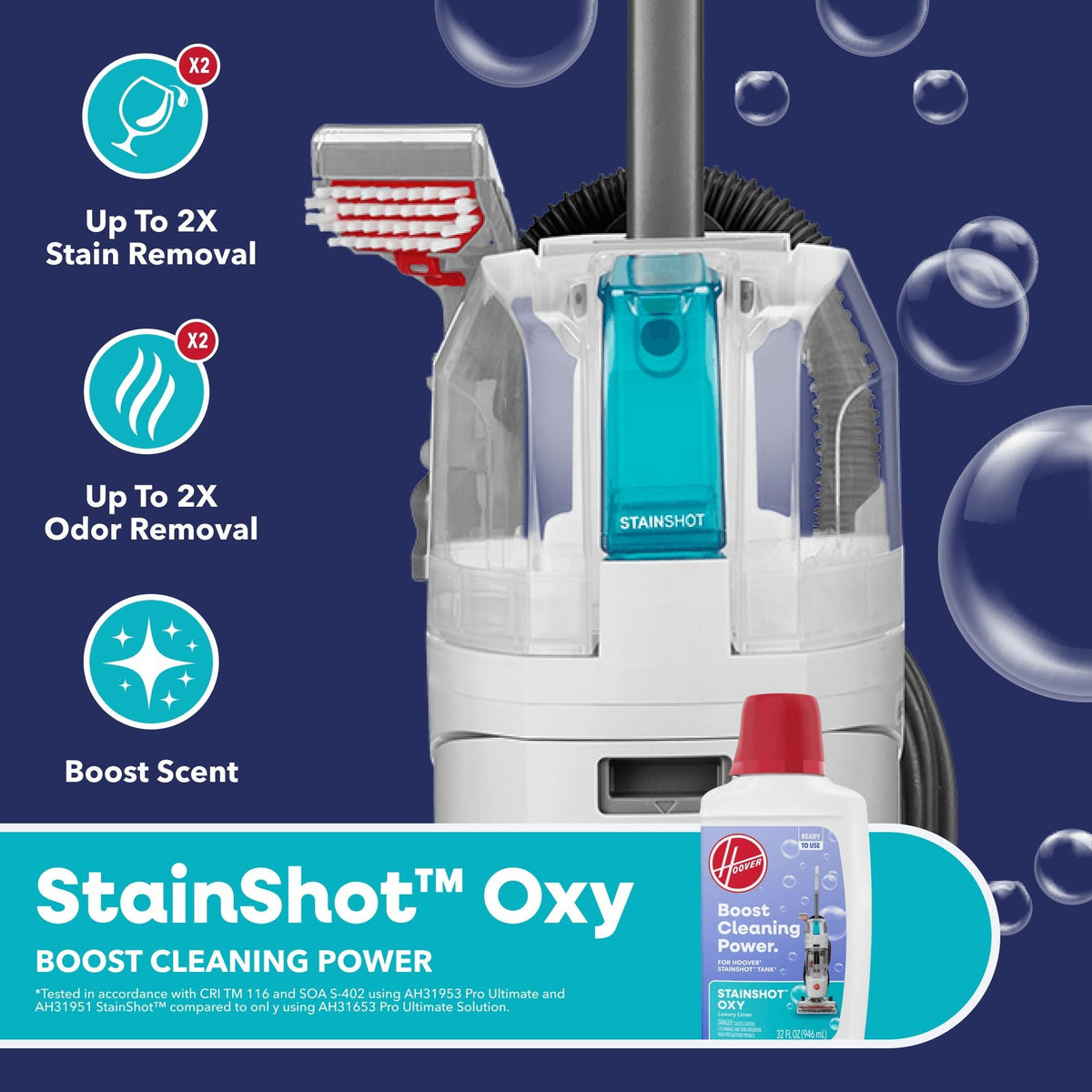 AllOut Lux Pet Carpet Cleaner with Above Floor Cleaning, StainShot Technology, Debris Catch, Edge to Edge Cleaning & Faster Drying