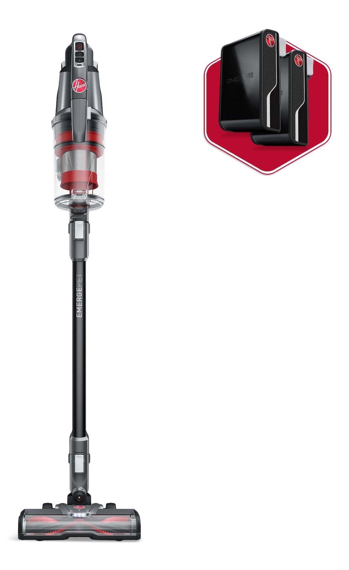 ONEPWR Emerge Pet Cordless Stick Vacuum Kit with 2 Batteries