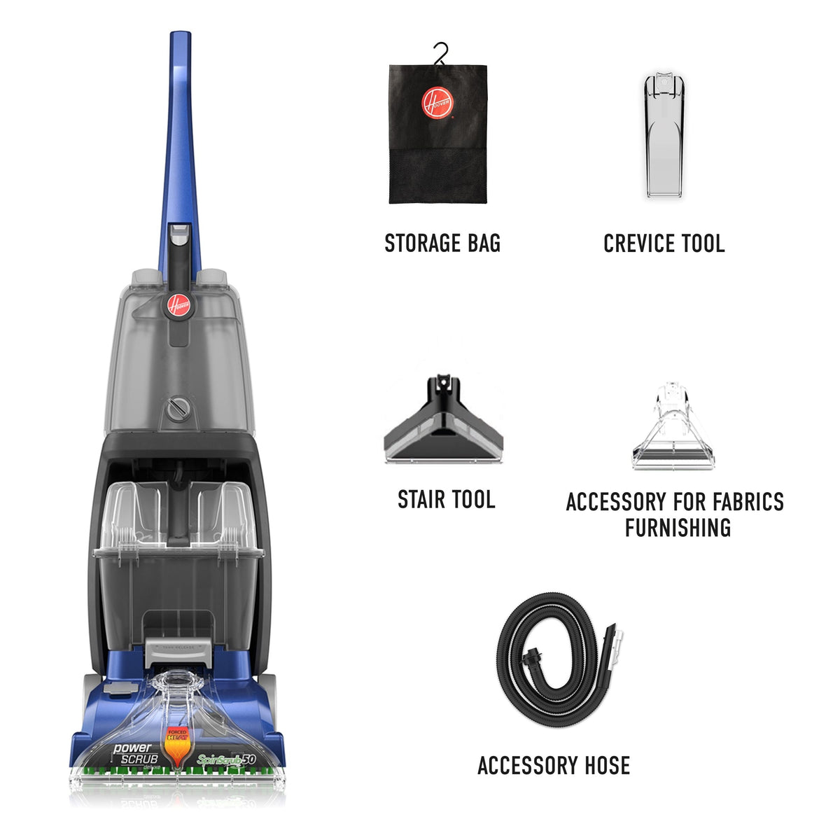 Power Scrub Deluxe Pet Carpet & Upholstery Corded Deep Cleaner