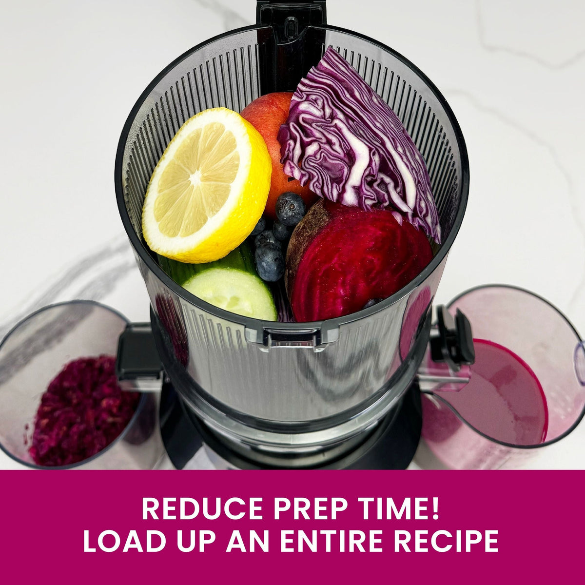 Time Saving High-Torque Cold Press Batch Juicer