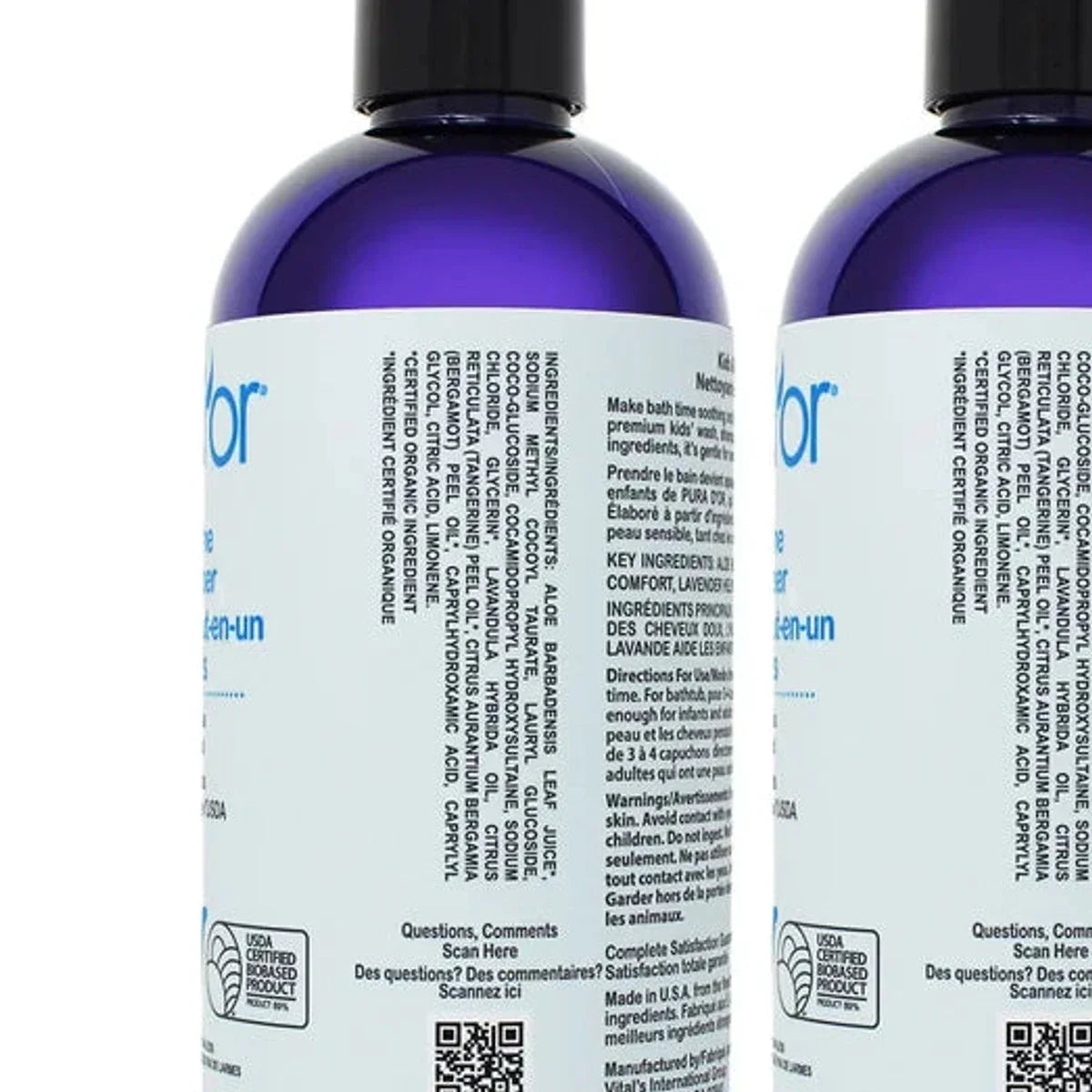 Kids All-in-One Gentle Cleanser, 2 x 473 mL