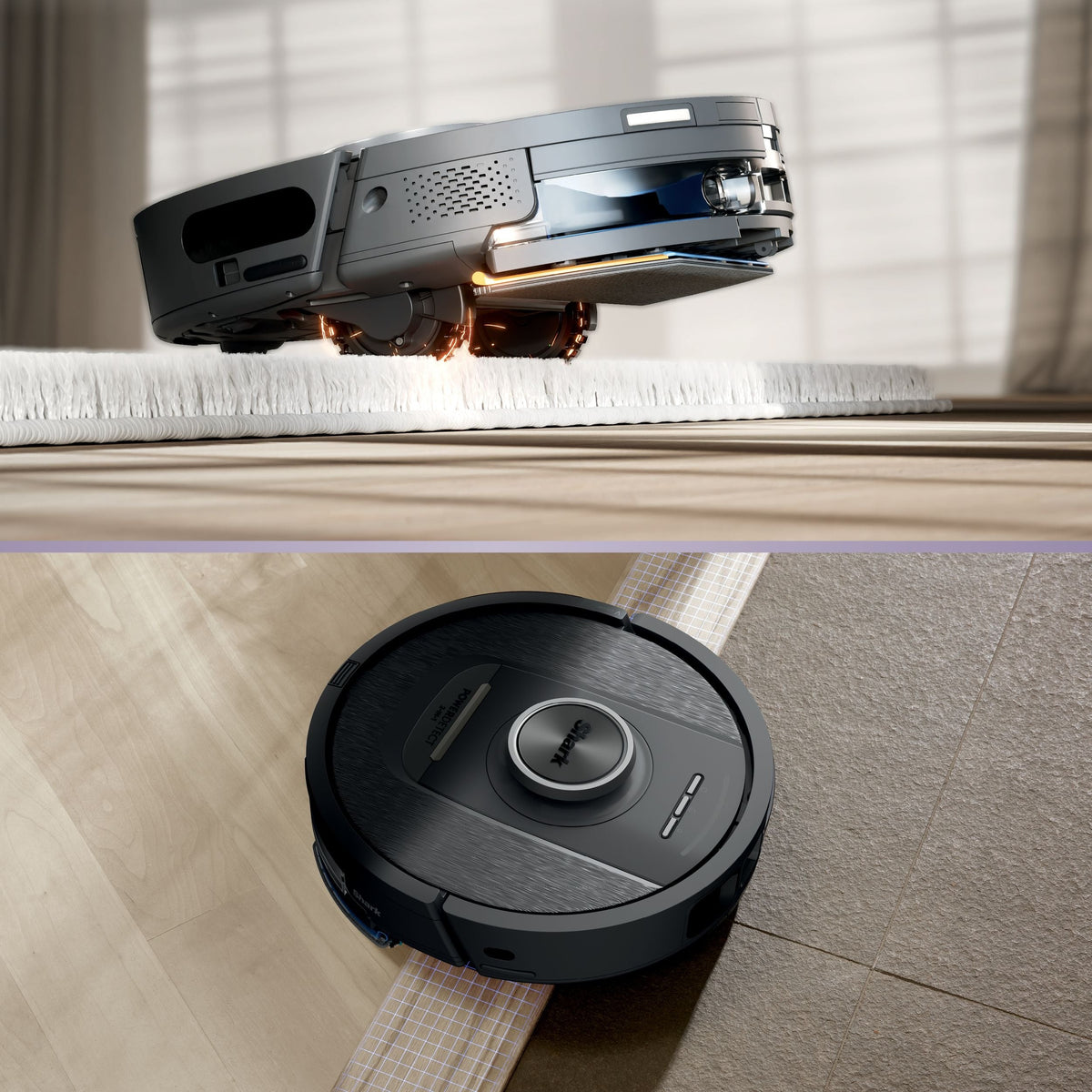 PowerDetect 2-in-1 Robot Vacuum and Mop with NeverTouch Base, Self-Empty, Pet-Friendly, Advanced Edge Cleaning
