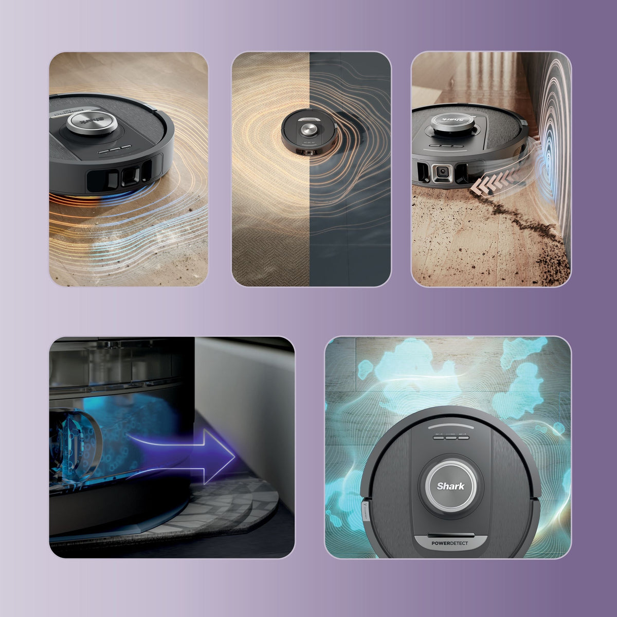 PowerDetect 2-in-1 Robot Vacuum and Mop with NeverTouch Base, Self-Empty, Pet-Friendly, Advanced Edge Cleaning