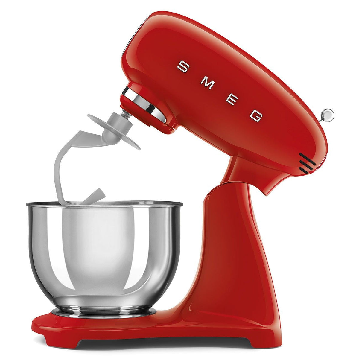 600W Vintage Tilting Stand Mixer, 10-Speed, Red