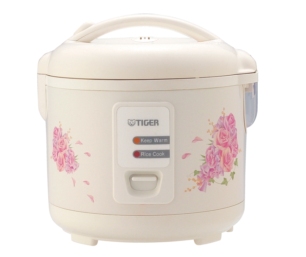 Non-Stick Rice Cooker & Steamer, White, 5.5 Cups
