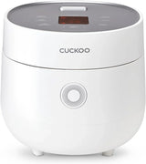 Electric rice cooker with 6-cup capacity (uncooked) / 12-cup capacity (cooked), modern fuzzy logic control, featuring timer function and insulation setting, compact model, multi-functional steamer, non-stick inner liner, gray exterior.