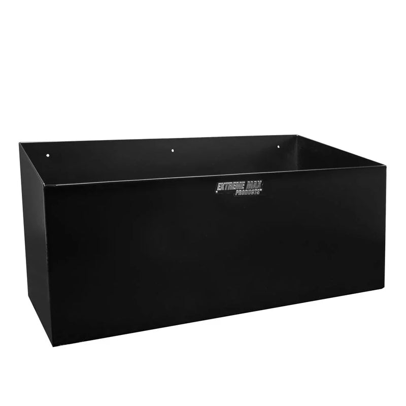 Extreme Max Dual Fuel Jug Holder -- Aluminum Design for Two 5 Gallon Jugs, Black Storage Organizer for Trailers & Garages C6301
