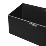 Extreme Max Dual Fuel Jug Holder -- Aluminum Design for Two 5 Gallon Jugs, Black Storage Organizer for Trailers & Garages