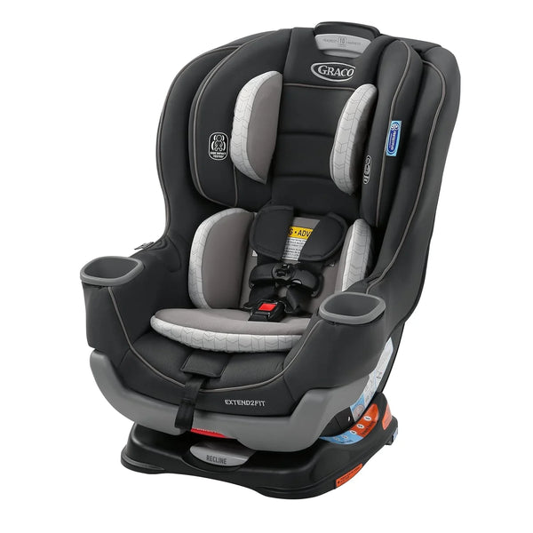Extend2Fit Convertible Baby Car Seat, Rear and Forward Facing, Adjustable Extension Panel for Extra Legroom, Gotham A2123