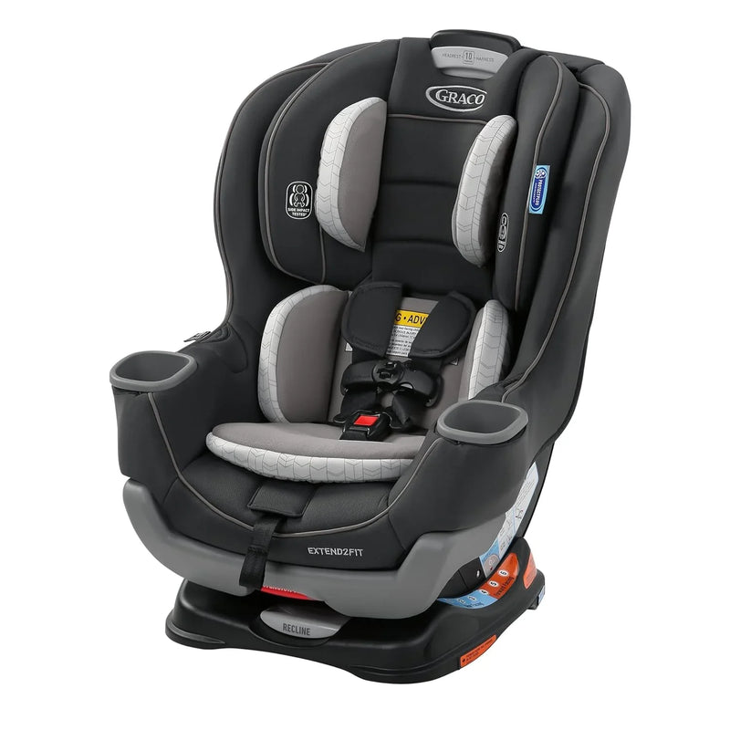 Extend2Fit Convertible Baby Car Seat, Rear and Forward Facing, Adjustable Extension Panel for Extra Legroom, Gotham W6613