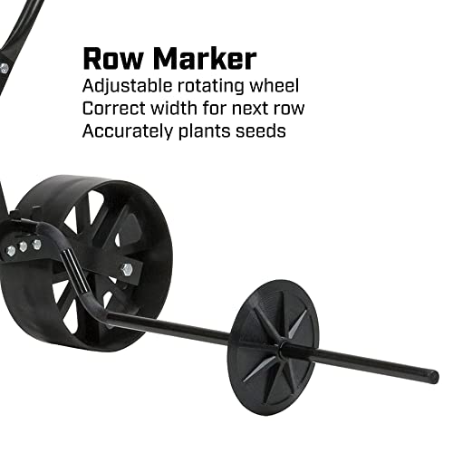 Garden Push seeder With 6 Seed Plates for Up to 20 Varieties Of Seeds