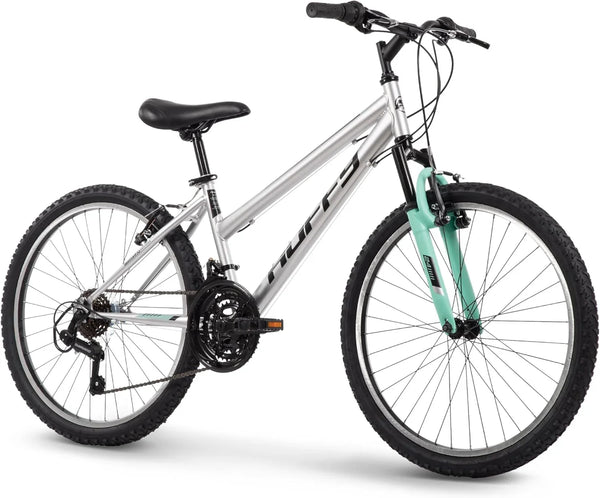 Mountain Hardtail Mountain Bike for Boys/Girls/Men/Women, 20"/24"/26" Sizes, 6 or 21 Speed Shimano Twist Shifting, Front or Dual Suspension, Comfort Saddle, Sleek Colors D4269