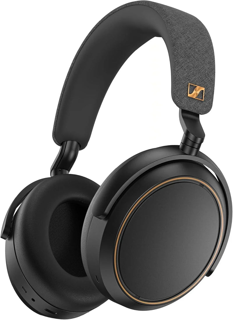 Consumer-grade audio power 4 wireless headphones - Support Wireless connection, equipped with adaptive noise cancellation function, clear calls, up to 60 hours of battery life, and customizable sound effects. White model. C1259