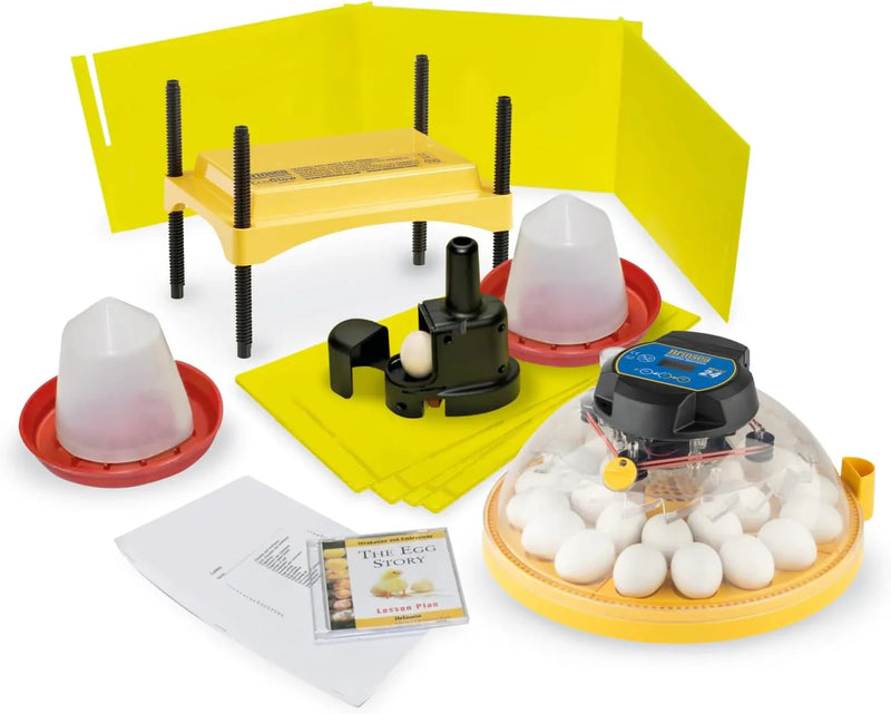 A 24-position automatic egg incubator with constant temperature control function, suitable for hatching 24 eggs, duck eggs or other egg types. It offers the best flexibility and can be used with eggs of different sizes. X7343