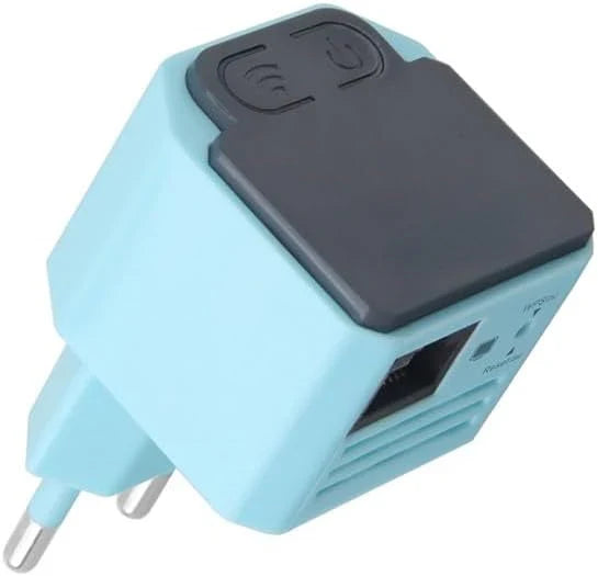 Wireless network dead zone problem Simple installation 300Mbps wireless signal enhancer and access point N300 Wireless signal extender - (Color: Blue) C1872
