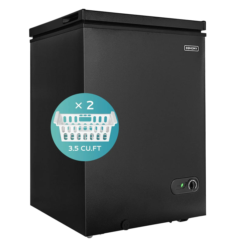 3.5 Cu.Ft Chest Freezer with Removable Basket L9649