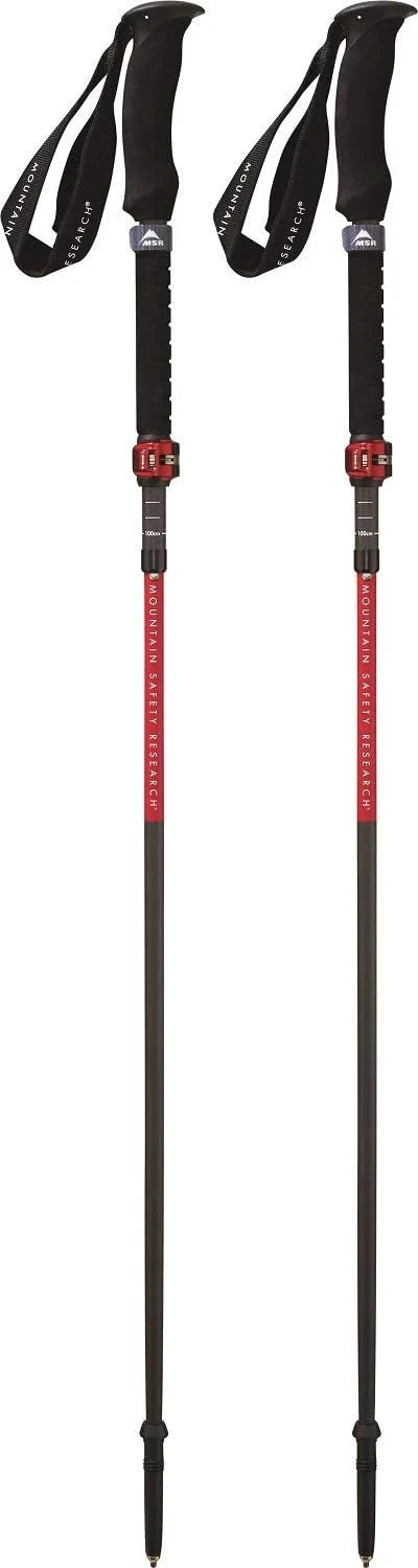 Stretchable and foldable carbon fiber hiking walking stick for mountain climbing