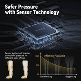Aircraft-style pressure recovery system, dynamic pressure to promote blood circulation and achieve rapid recovery, continuous massage boots (medium size) designed for athletes