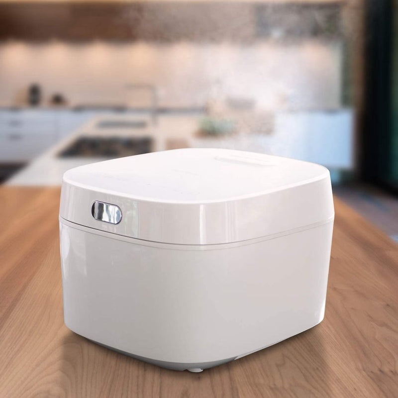 Buffalo White IH SMART COOKER, Rice Cooker and Warmer, 1 L, 5 cups of rice, Non-Coating inner pot, Efficient, Multiple function, Induction Heating... A5743