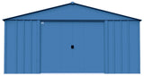 Classic 14x14-ft Blue Grey Corrosion-Resistant Steel Shed