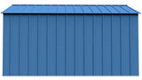 Classic 14x14-ft Blue Grey Corrosion-Resistant Steel Shed