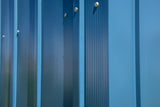 Classic 14x14-ft Blue Grey Corrosion-Resistant Steel Shed