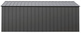 Classic 14x17-ft Charcoal Corrosion-Resistant Steel Shed