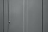 Classic 14x17-ft Charcoal Corrosion-Resistant Steel Shed