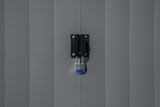 Classic 14x17-ft Charcoal Corrosion-Resistant Steel Shed