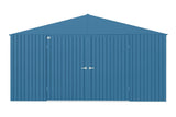 Elite 14x12-ft Blue Grey Corrosion-Resistant Steel Shed