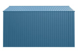 Elite 14x12-ft Blue Grey Corrosion-Resistant Steel Shed