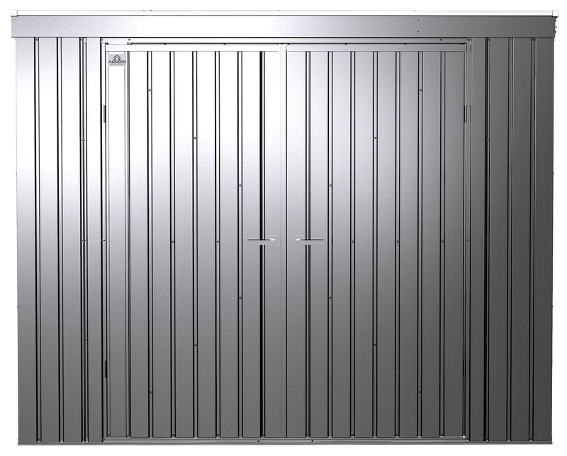8x4-ft Galvalume Corrosion-Resistant Steel Shed Y4372