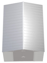 Select Galvanized Steel Storage Shed, Flute Grey, 10-ft x 14-ft