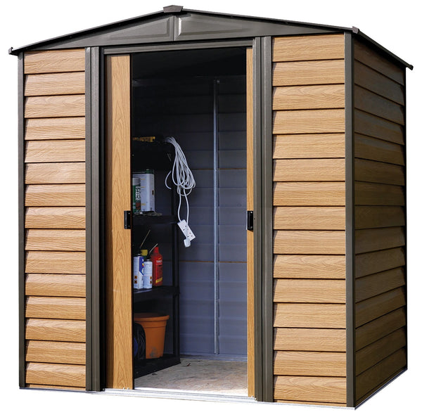 Woodridge 6x5-ft Corrosion-Resistant Steel Storage Shed G6036