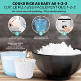 Nonstick Rice Cooker Robot, Large, 2-L Capacity