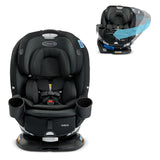 Turn2Me 3-in-1 Convertible Car Seat, Rotating, Rear & Forward-Facing, Highback Booster, SnugLock, Cambridge